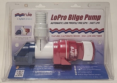 Rule LoPro 900GPH Bilge Pump - Automatic | eBay