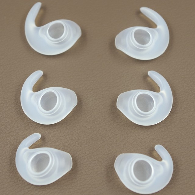 Set S M L clear ear gels earbuds eargels for jawbone ear midnight black