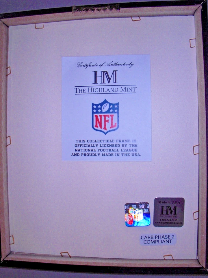 Aaron Rodgers #12 QB Highland Mint NFL Green Bay Packers TD Passing Record NUEVO Foto 4 de 4