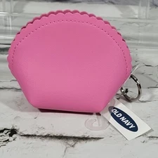Old Navy Pink Zippered Coin Purse Mini Bafpg New with Tags