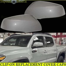 For 2016-2023 Toyota Tacoma REPLACEMENT Mirror COVERS W/TSH  IH5 CEMENT GREY