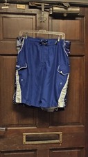 ZeroXposur "Malibu" Blue Board Shorts Swim Trunks Size XL 18/20