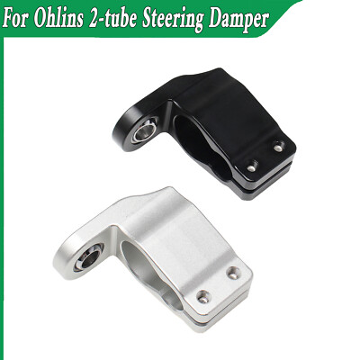 Universal Clip Clamp Holder Bracket For Ohlins 2-Tube Steering Damper Stabilizer