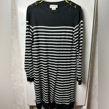 Kate Spade Broome street striped long sleeve sweater dress