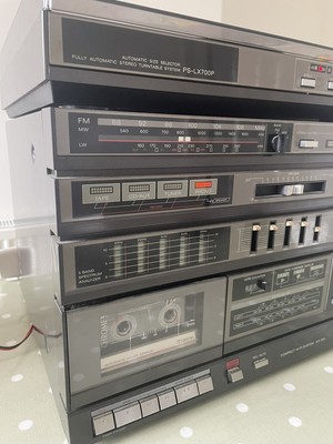 Sony XO-700 (HST-700W)Cassette Radio Hi-Fi + PS-LX700P Record