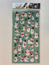 Mind Wave Christmas Snowman Sticker Sheet