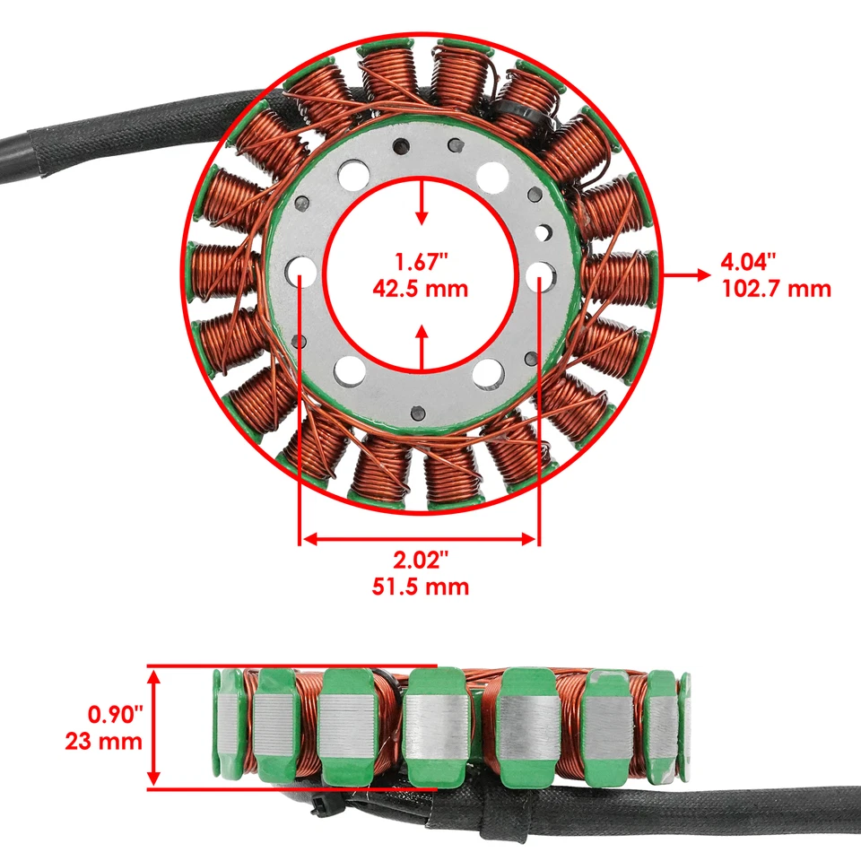 Estator para Ski Doo Renegade / Grand Touring / GSX / GTX 500 600 800 Foto 2 de 4