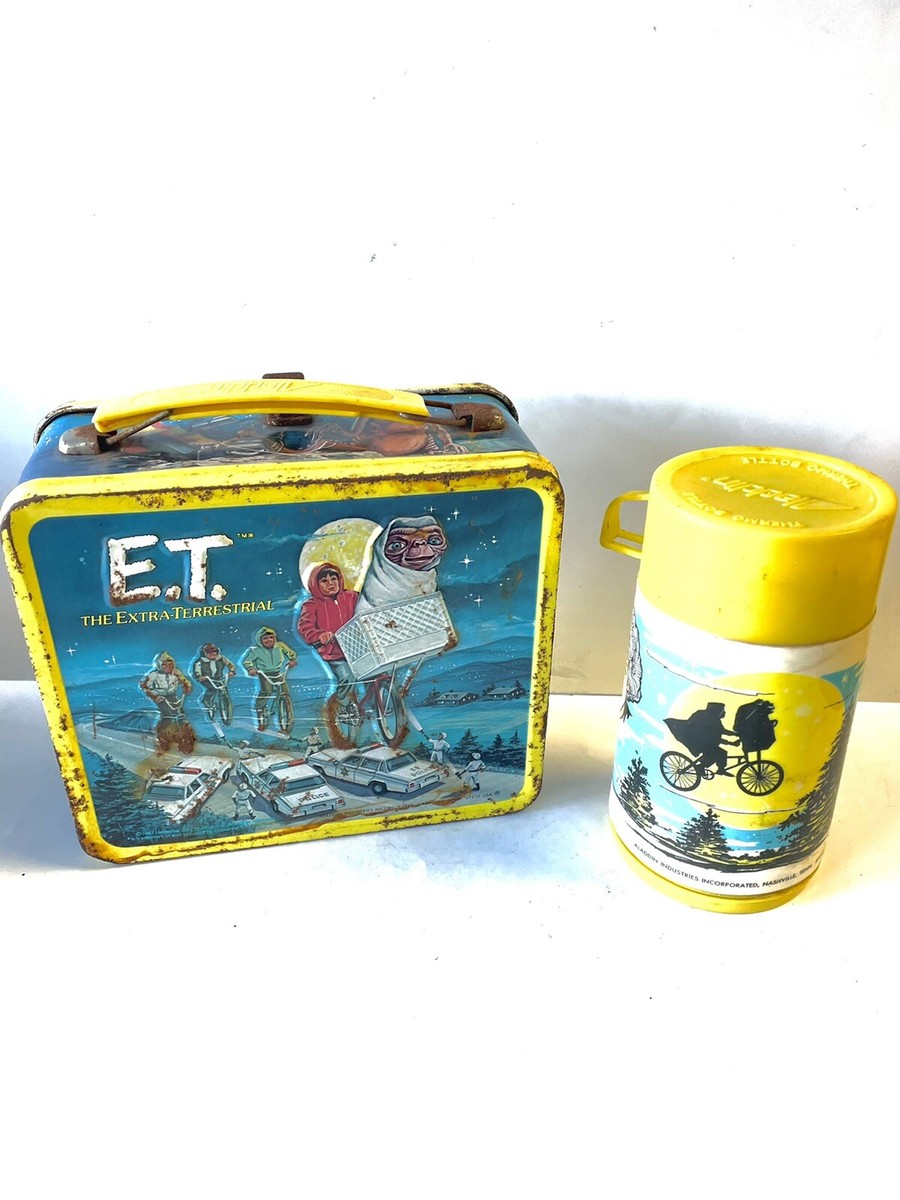 アラジン製E.T. アメリカン ランチボックス 1982年 VINTAGE 1982 ALADDIN E.T. THE EXTRA TERRESTRIAL METAL