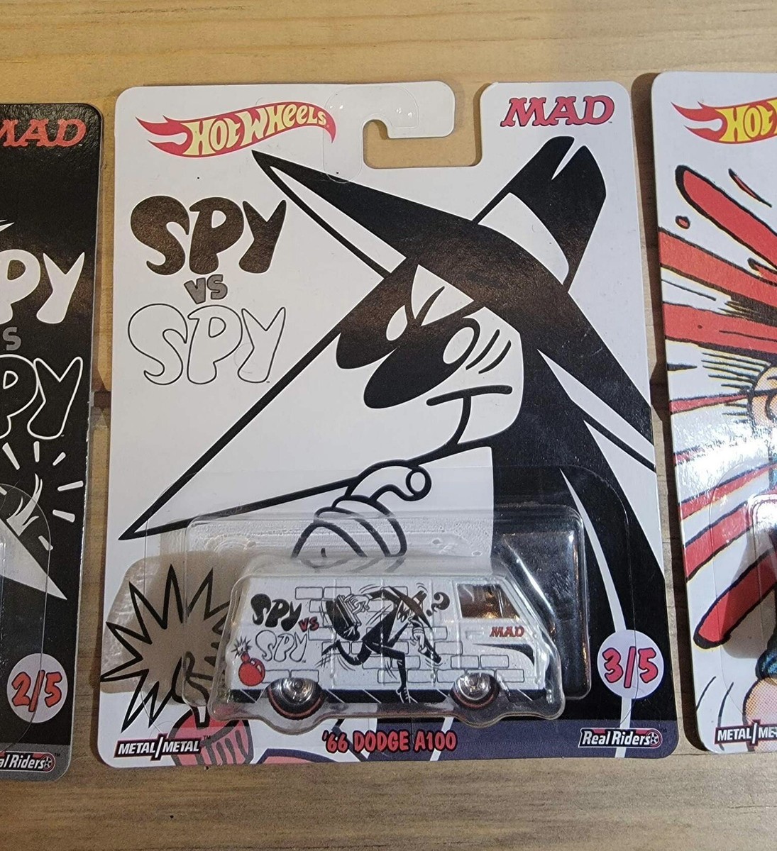 HOT WHEELS MAD MAGAZINE POP CULTURE RARE SET ( SET OF 5