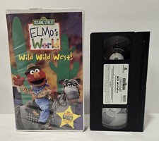 Elmo's World Wild Wild West! Clamshell VHS Tape (2001)