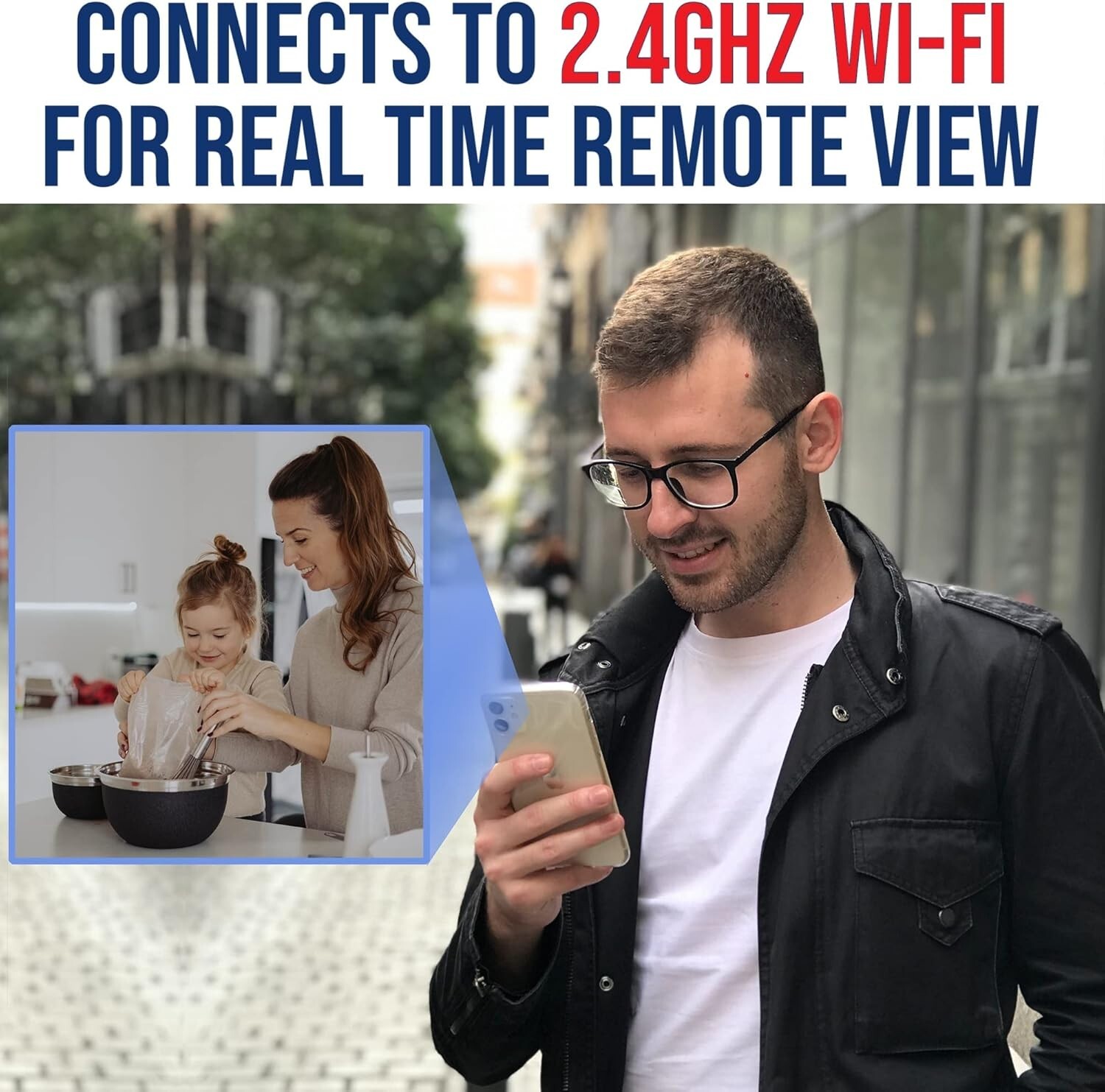 Wi-Fi Smart Camera Full HD 1080p Motion Detector/Spay camera/Mini /Charge