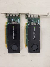 Lot of 2 Nvidia Quadro K1200 4gb GDDR5 MiniDP Graphic Card GPU Long profile