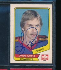 1976-77 O-Pee-Chee #86 Lynn Powis Calgary Cowboys Signed Autograph (EY46) SWSW6