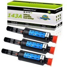3 Pack 143A W1143A Toner Cartridge for HP Neverstop Laser MFP 1202w MFP 1202nw