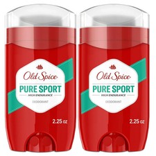 Old Spice High Endurance Aluminum-Free Deodorant, Pure Sport, 3 Oz 2-Pack