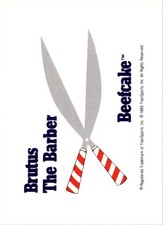 1990 Classic WWF #143 Brutus The Barber Beefcake Card