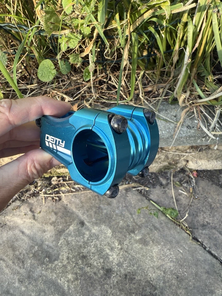 Deity 31.8mm Stem , Blue 50mm Length - Image 3 of 4