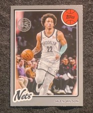 2025/26 Topps 45th Anniversary 1980 #80BK-9 Jalen Wilson