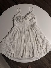 Windsor Women’s White Mini Dress Size Large Built In