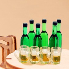1:12 Dollhouse Bottle and Cup Mini House Drink Accessory Life Scene Drinks Cups