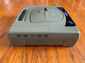 Sega Saturn HST-3210 gray Japanese console system + 10 games + memory cartridge