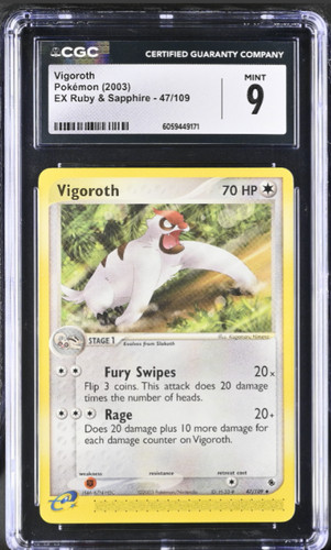Vigoroth graded CGC 9 for sale on eBay