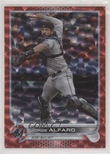 2022 Topps Series 1 Red Foil 90/199 Jorge Alfaro #36 0c2