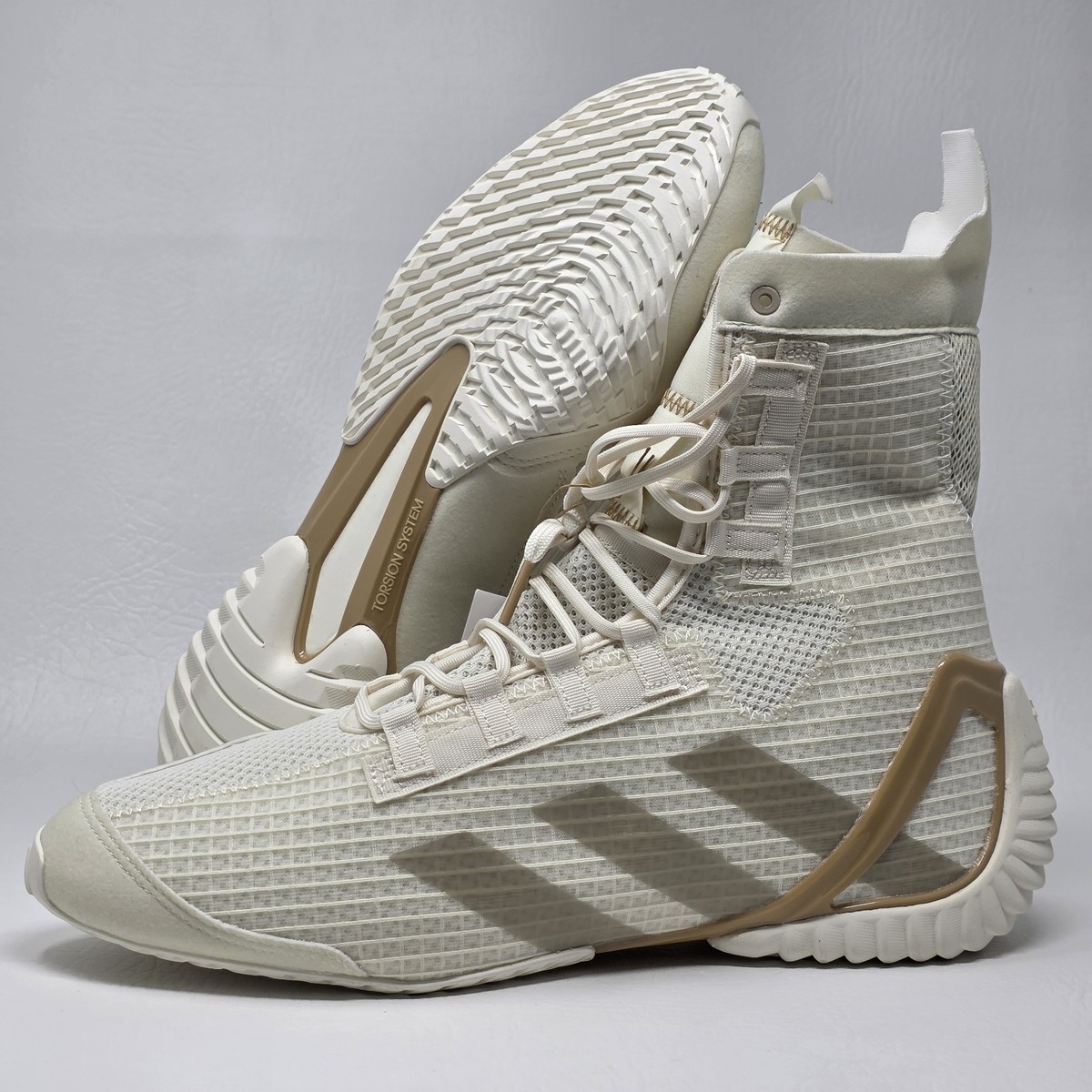   ベスト Sサイズ Adidas Speedex 23 Boxing Shoes Men Size 7/ Women Size 8 Off White