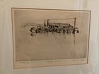 Herman Rose  Etching “Bailey’s Island” Maine Numbered 156/250. Signed — photo 2