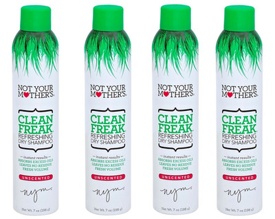 4x Not Your Mothers Dry Shampoo Clean Freak 7oz (Unscented) OLD FORMULA