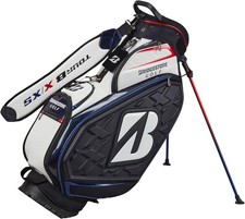 BRIDGESTONE Golf Men's Stand Caddy Bag TOUR REPLICA 9.5 x 47 in 4kg CB2602 Black