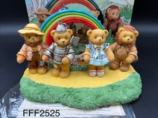 1998 Enesco Cherished Teddies Follow The Yellow Brick Road Collector's Set