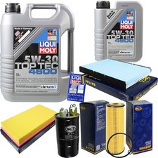 INSPEKTIONSKIT FILTER LIQUI MOLY ÖL 6L 5W-30 für VW Golf IV Variant 1J5 1.9 TDI