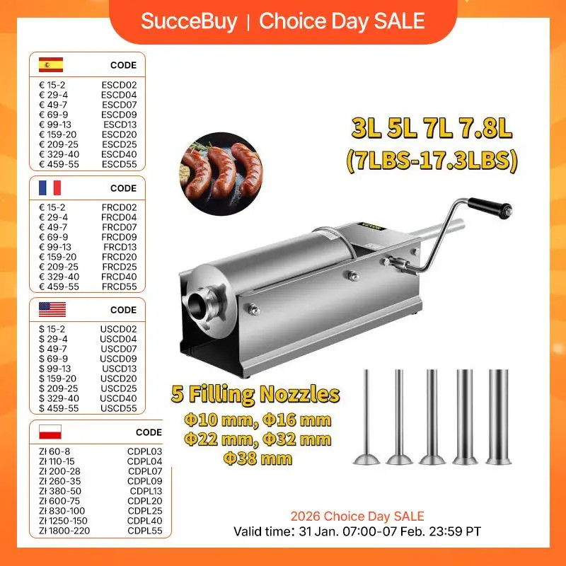 5 Filling Nozzles Kitchen Accessories