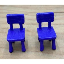 Disney Miniature Purple Dollhouse Sized Winnie The Pooh Chair