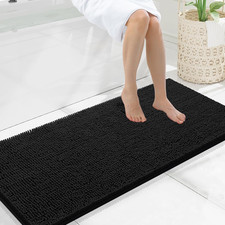 Bathroom Rugs 47X20, Luxury Chenille Extra Soft Absorbent Bath Mat