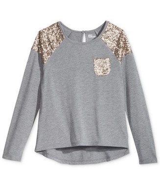 Epic Threads Big Kid Girls Sequin Top Size L