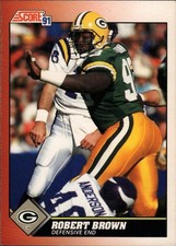 1991 Score [Base] - Robert Brown #193 - Packers