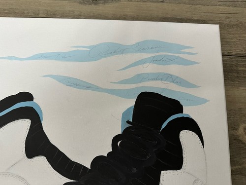 Air Jordan X 10 Powder Blue-By Ricky Seasons - Picture 6 of 8
