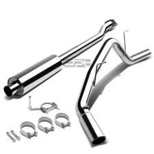Fit 97-04 F150 4.6/5.4 V8 3"Muffler Tip Stainless Racing Catback Exhaust System