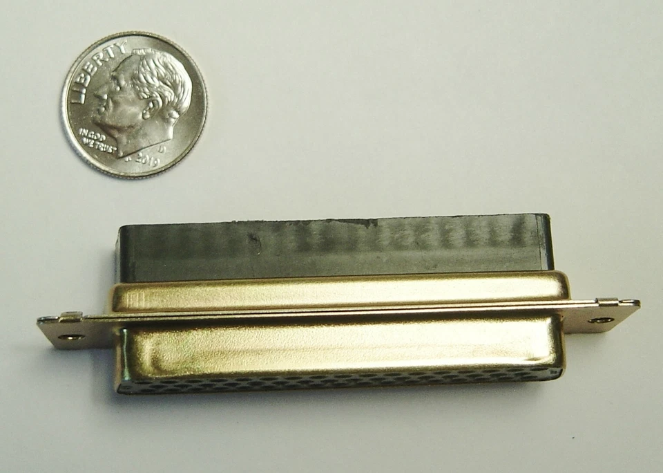 ~Qty=1 AMP TE Tyco 205211-1 Female Receptacle Connector DB50 (for Snap-in Pins) - Image 2 of 4