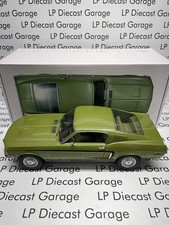 NOREV 1968 Ford Mustang Fastback GT Light Green Model 1:12 Scale Diecast