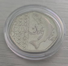 2023 Atlantic Salmon 50p Fifty Pence No Privy Mark Rare Circulated - Available on eBay