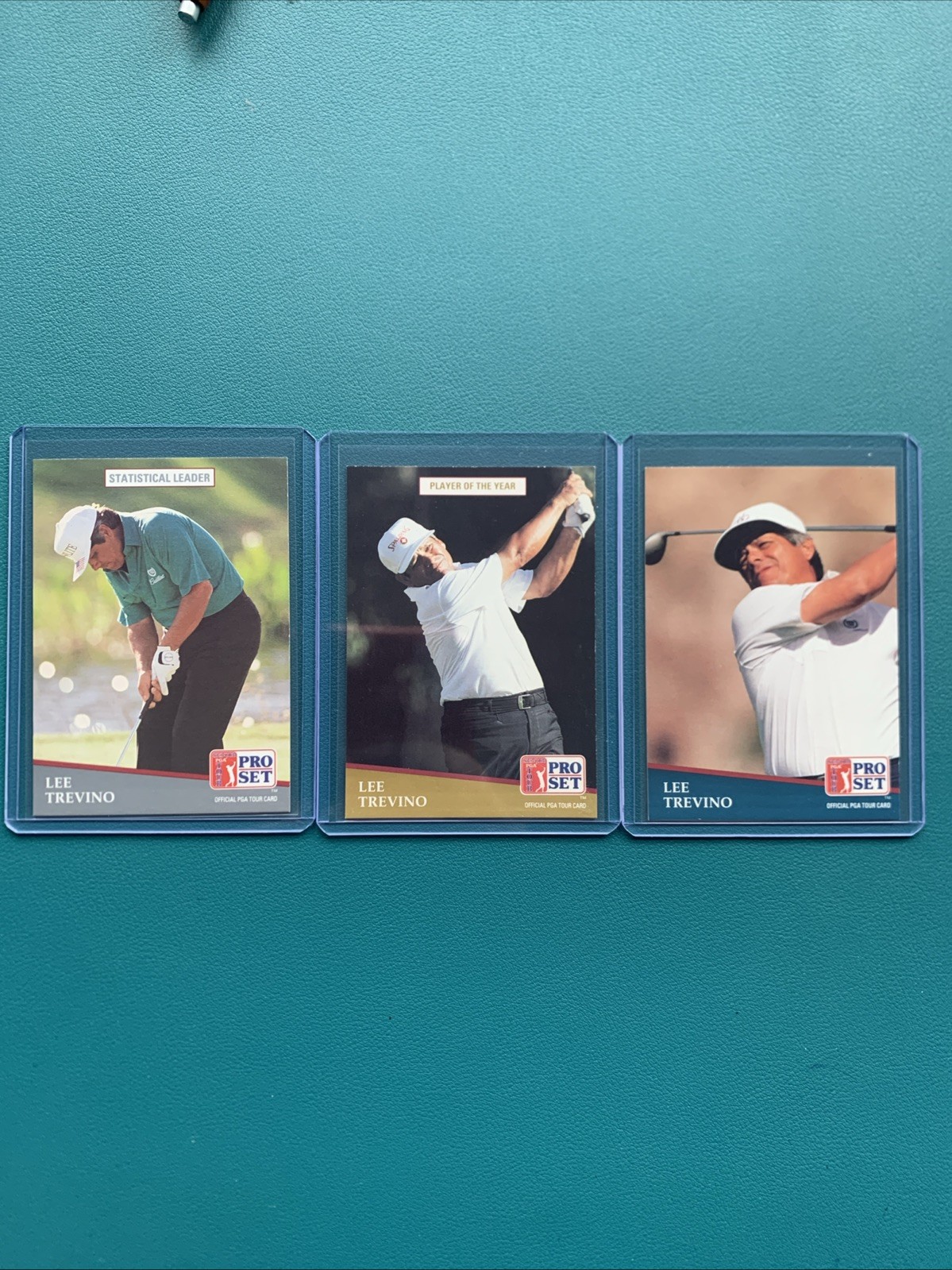 1991 Pro Set PGA Tour Lee Trevino HOF Lot Of 3 #280 #285 #225 NM-MT
