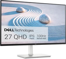 Dell S2725DS Monitor 27In QHD Display HDMI DisplayPort 100Hz Ash White