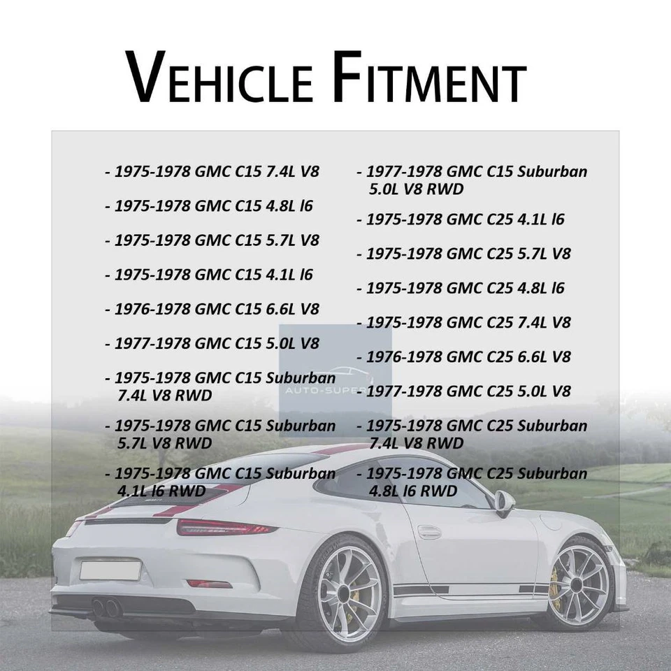 Pinça de freio a disco dianteira 2x compatível com Buick Centurion 5.7L 1973 - Imagem 2 de 4