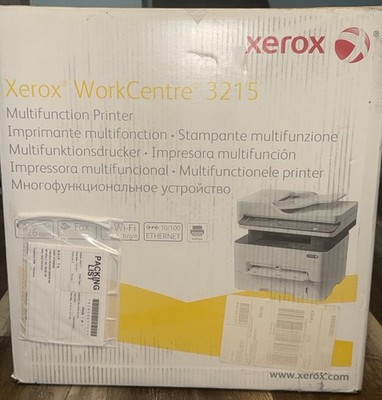 Xerox WorkCentre 3215 Laserjet Monochrome Printer Brand New Never Opened