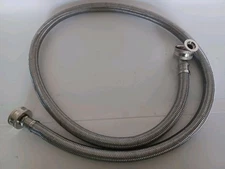 4-ft 3/4 -in FHT Inlet x 3/4 -in Hose thread Outlet Braided stainless steel...