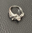 Bat Ring Size 6.5 Silver Tone Gothic Statement Jewelry Halloween Witchy — photo 9