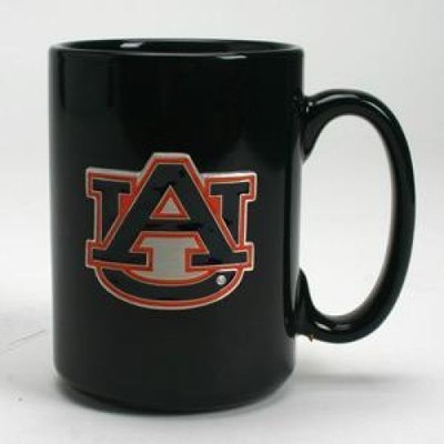 Auburn Tigers 15oz Black Ceramic Mug